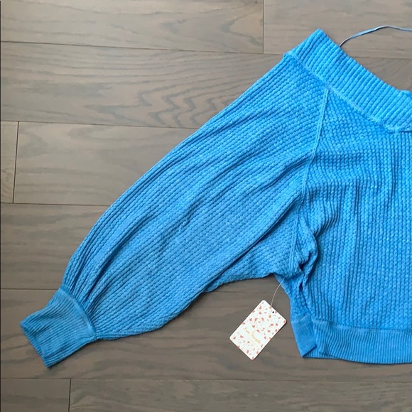 NWT Free People Westend Thermal Long Sleeve Top - Picture 5 of 9